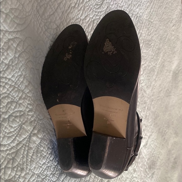 Black Ankle Boots with Studded Detail - Picture 6 of 8